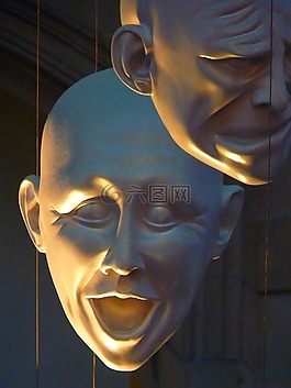 面对,面部表情,查看