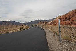 内华达,红岩峡谷,道路