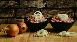 碎的肉,mett,肉