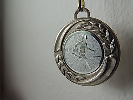 勋章,赢,运动