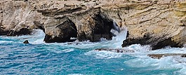 岩质海岸,海蚀洞,波