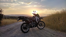 摩托车,川崎,klr 650