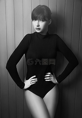 在身体合影,女孩芭蕾舞女演员,性感