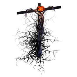 万圣节,稻草人,南瓜