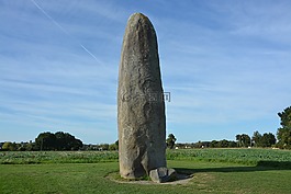 巨石冠军dolent,dol de bretagne,布列塔尼