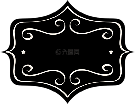标签,黑,椭圆形