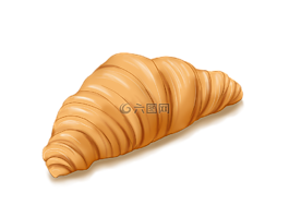 牛角面包,厨房座。,食品