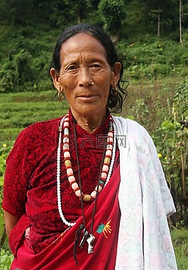 妇女,尼泊尔,传统的