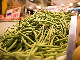 青豆,市场,蔬菜