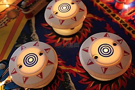桌上弹球,保险杠,休克塔