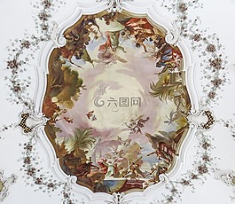 天顶画,绘画,古董