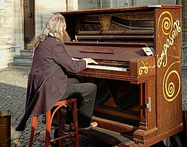 安特卫普,handschoenmarkt,街头艺人