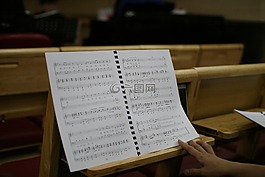 乐谱,教会,赞美