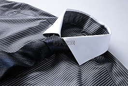 衬衫,领带,条纹