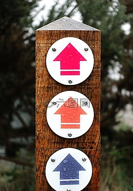路标就,箭头,方式
