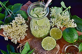 长老,鲜花,糖浆