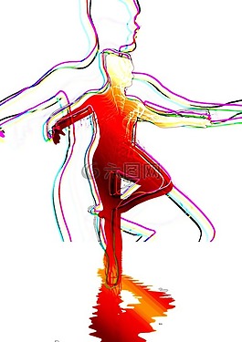 舞者,女子,舞蹈