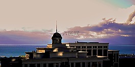 芝加哥,日出,天际线