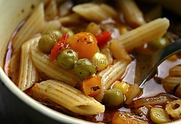 汤面,蔬菜汤,汤