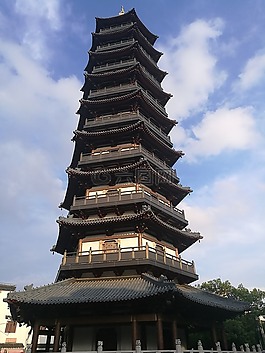 晴天,塔,古式建筑