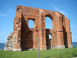 trzęsacz,废墟,教堂