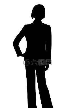 商界女强人,女子,西装