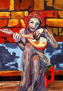 画,丙烯酸漆,艺术作品