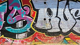 涂鸦,墙,颜色