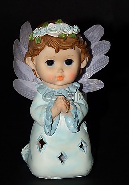 天使,图像,祈祷