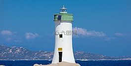 头灯,海,夏季