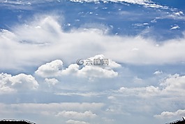 天空,白云,干净的