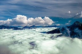 山景,山,自然