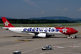 空客a330,雪绒花,苏黎世机场
