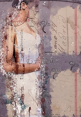 艺术,拼贴画,设计