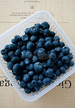 蓝莓,水果,紫色