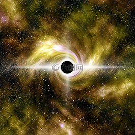 黑洞,星云,星星