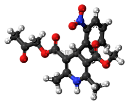aranidipine,钙通道阻滞剂,分子