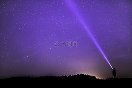 夜间照片,繁星点点的天空,夜晚的天空