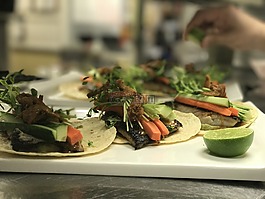 美食,食品,玉米面豆卷