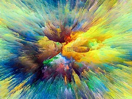 颜色,摘要,五彩