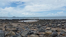 石滩,岩,海岸
