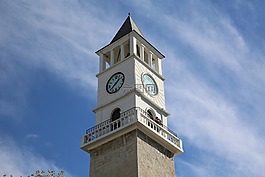 时钟塔,时间,地拉那