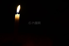 蜡烛,蜡烛火焰,烛台