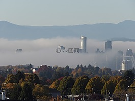 温哥华,市中心,城市