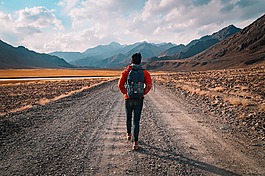 行走,景观,路