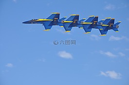 蓝色天使,喷气式飞机,f 18