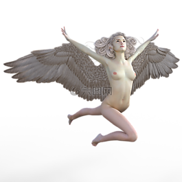 女性天使图片 女性天使素材 女性天使模板免费下载 六图网