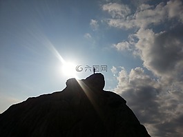 悬崖,西班牙,马略卡岛沿海