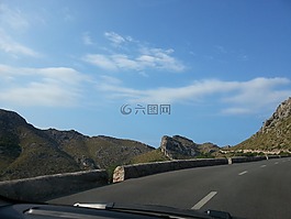 西班牙,马洛卡,山