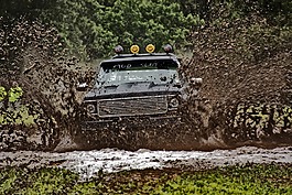 卡车,泥,4 x 4